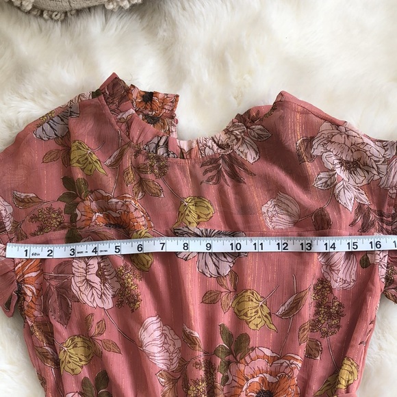 Monteau Los Angeles Floral Spring Dress Size M - Picture 6 of 8